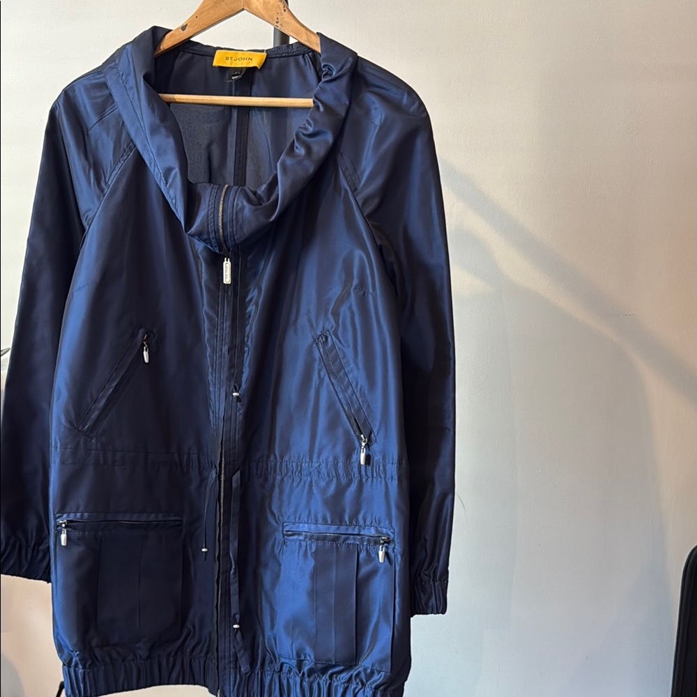 St. John Blue Utility Jacket